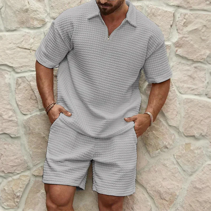 Loose two-piece suit for men
